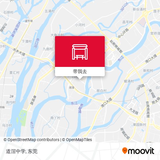 道滘中学地图