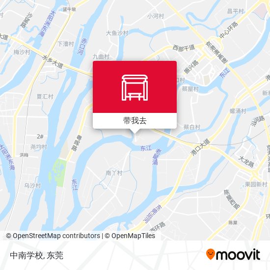 中南学校地图