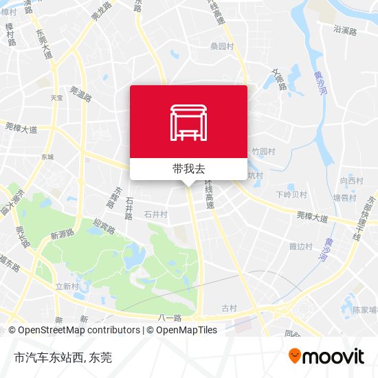 市汽车东站西地图