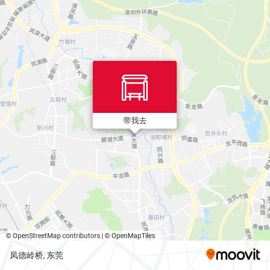 凤德岭桥地图