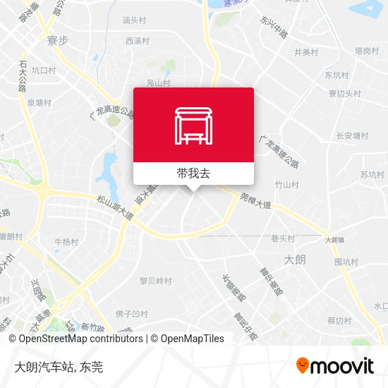 大朗汽车站地图