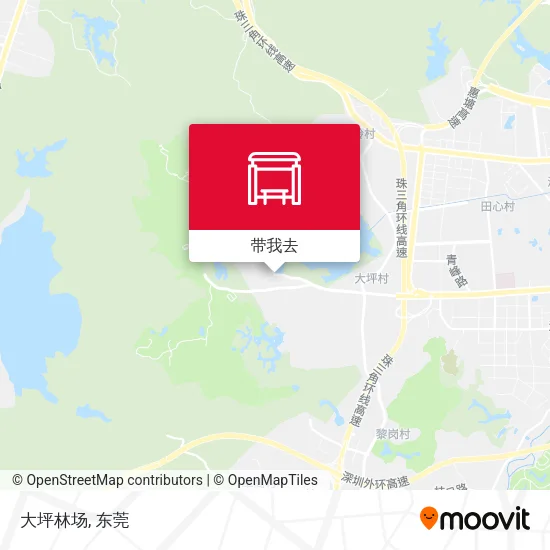大坪林场地图