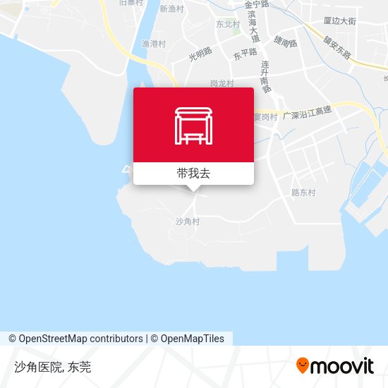 沙角医院地图