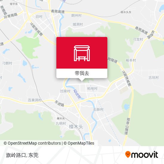 旗岭路口地图