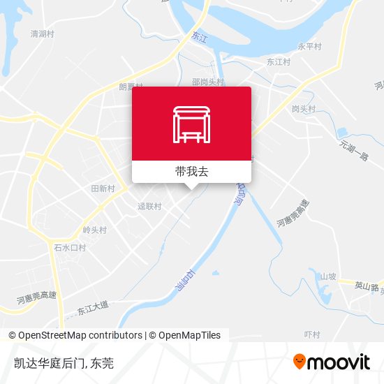 凯达华庭后门地图