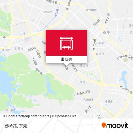 佛岭路地图