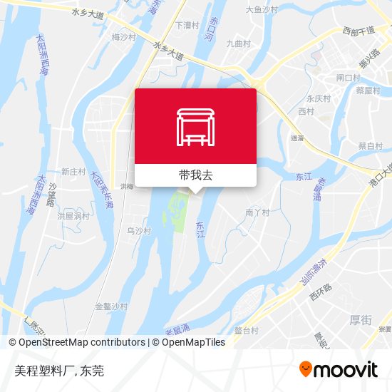 美程塑料厂地图