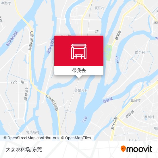 大众农科场地图