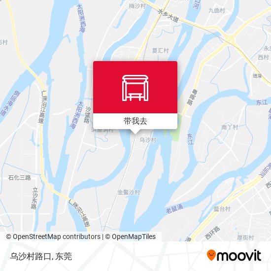 乌沙村路口地图