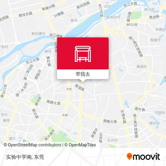 实验中学南地图