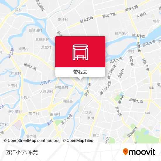 万江小学地图
