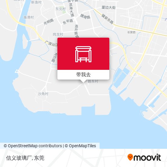 信义玻璃厂地图