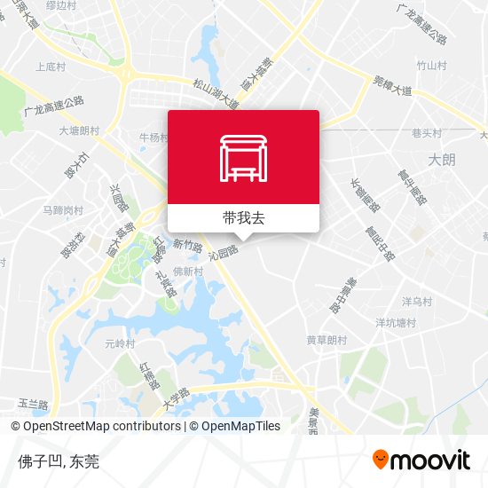 佛子凹地图
