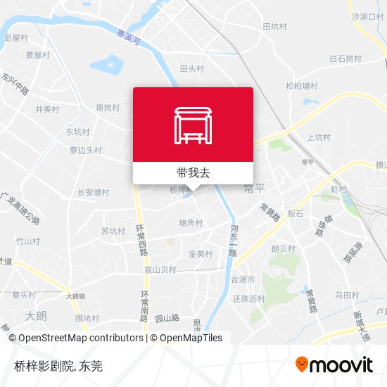 桥梓影剧院地图