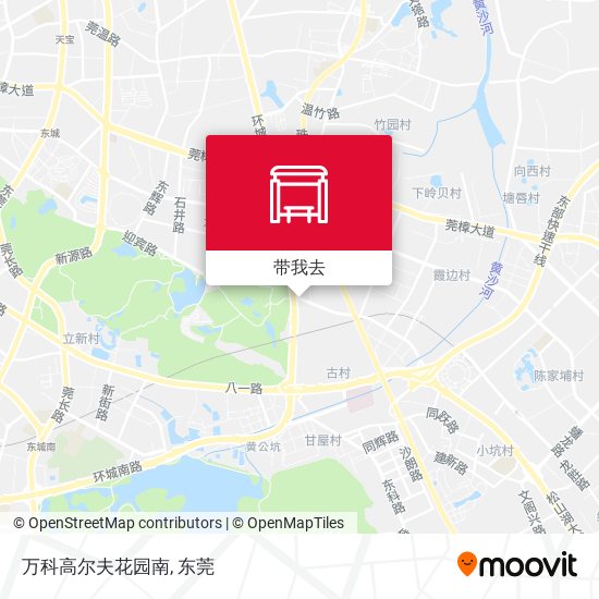 万科高尔夫花园南地图
