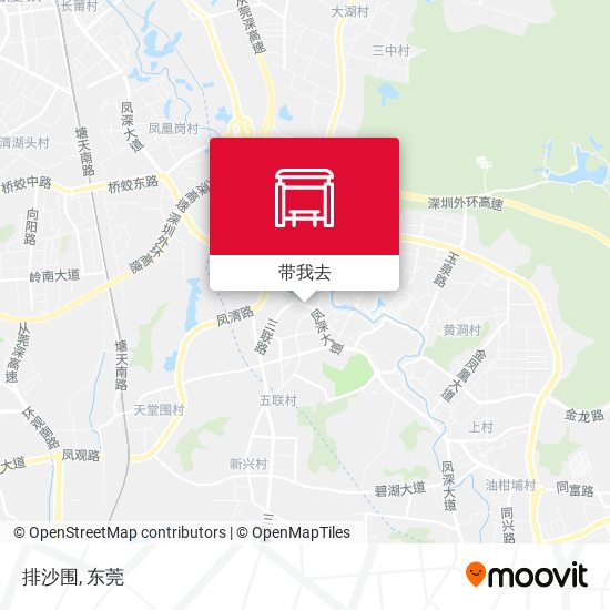 排沙围地图