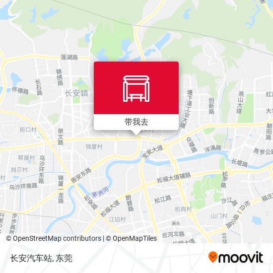长安汽车站地图