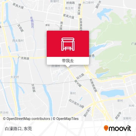 白濠路口地图