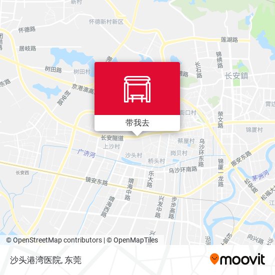沙头港湾医院地图