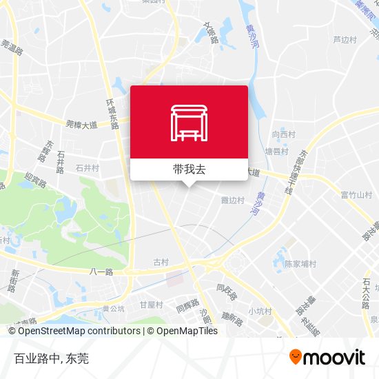 百业路中地图