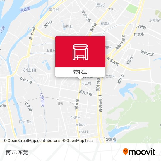 南五地图