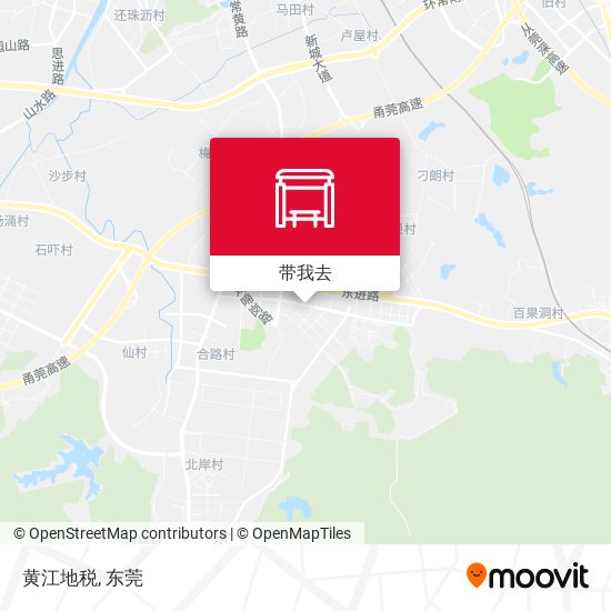 黄江地税地图