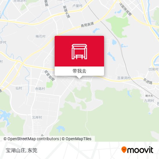 宝湖山庄地图