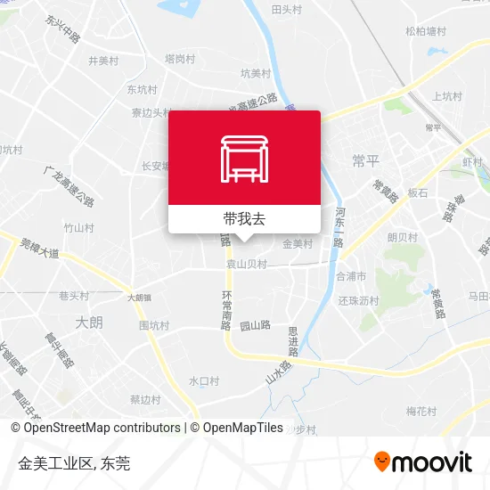 金美工业区地图