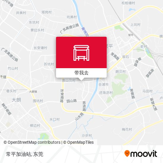 常平加油站地图