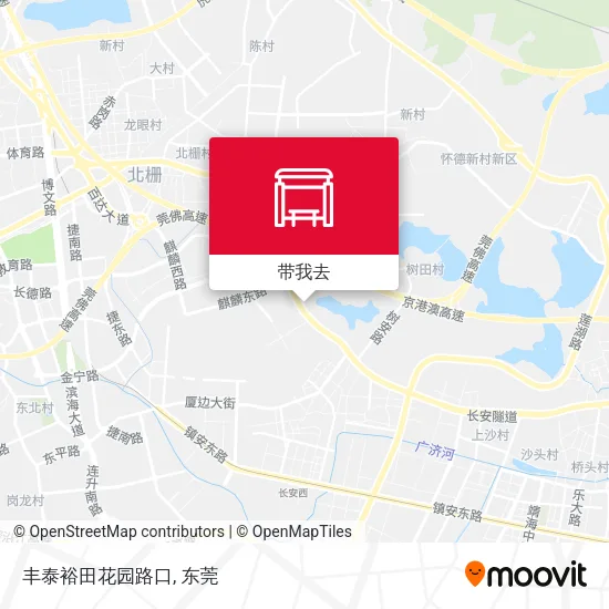 丰泰裕田花园路口地图