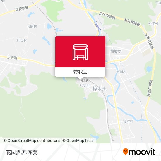 花园酒店地图