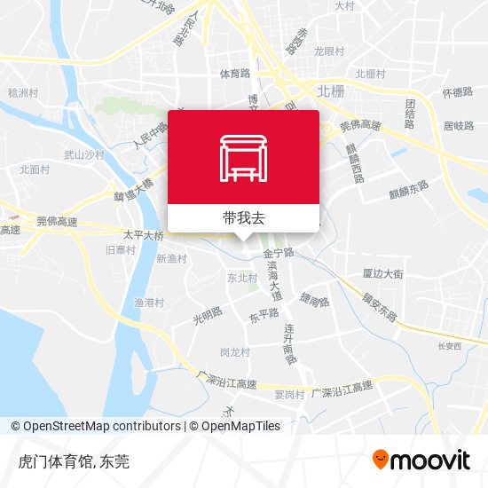 虎门体育馆地图
