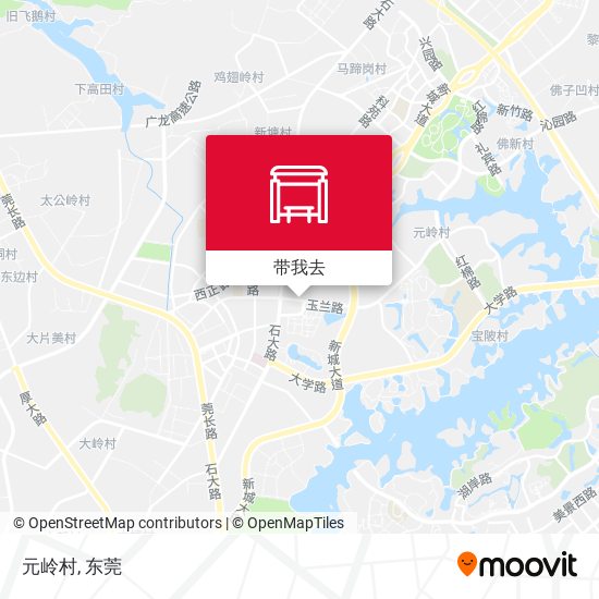 元岭村地图