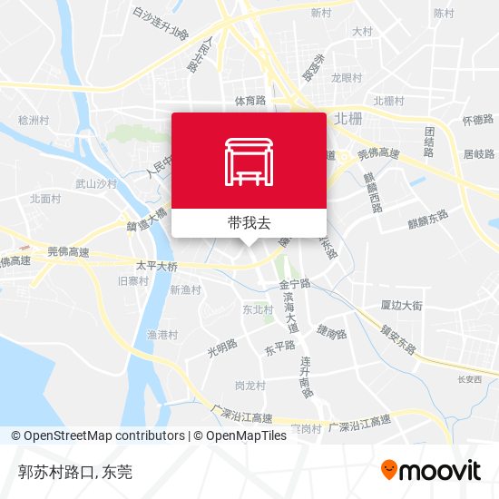 郭苏村路口地图