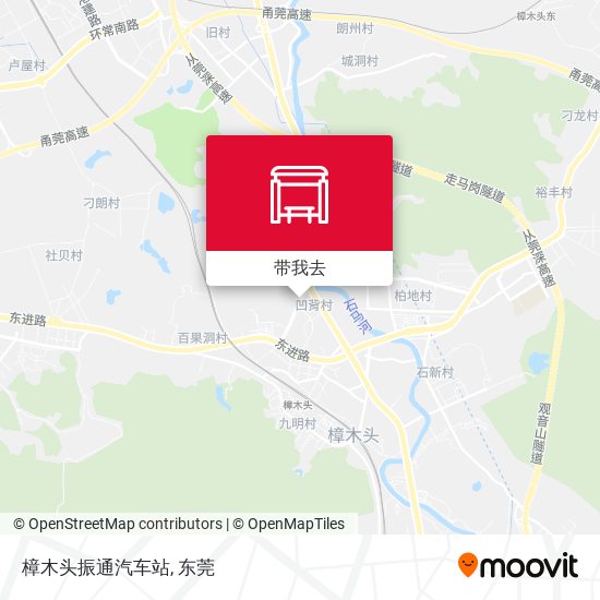 樟木头振通汽车站地图