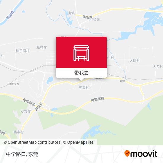 中学路口地图