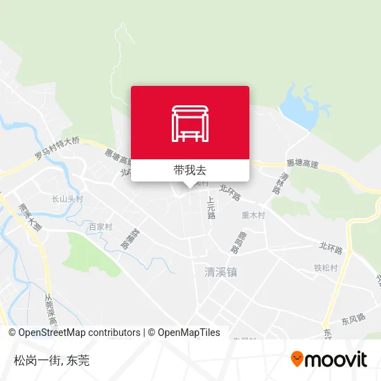 松岗一街地图