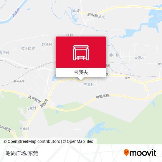 谢岗广场地图