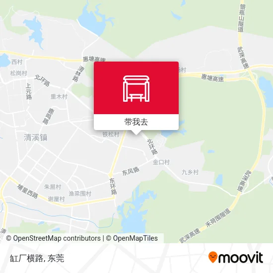 缸厂横路地图
