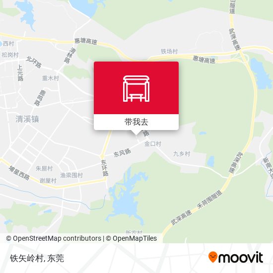 铁矢岭村地图