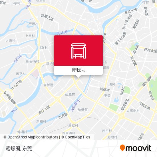 霸螺围地图