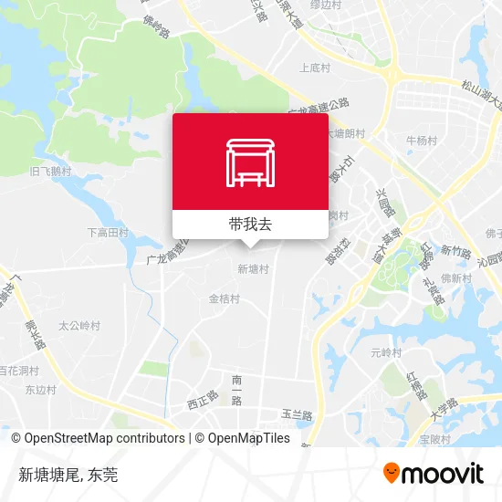 新塘塘尾地图