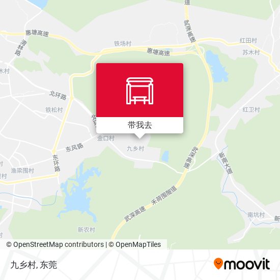 九乡村地图