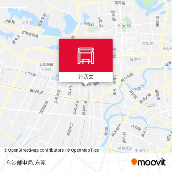 乌沙邮电局地图