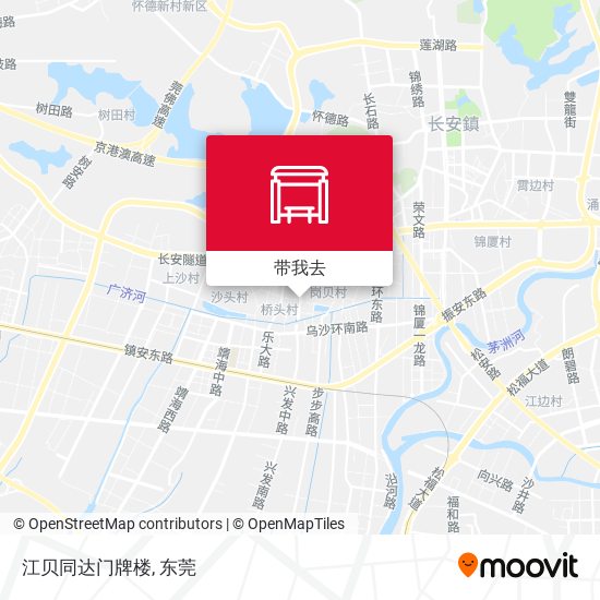 江贝同达门牌楼地图