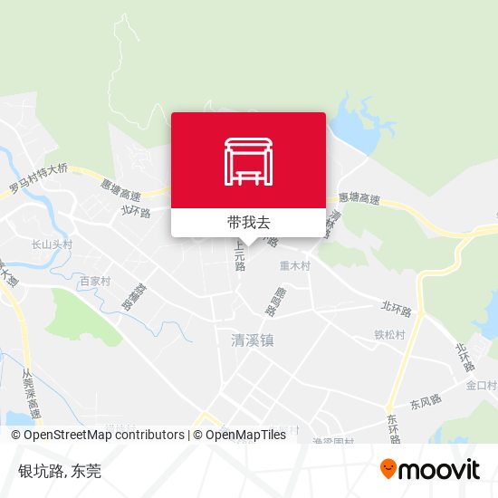 银坑路地图