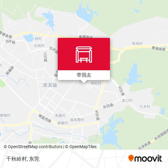 千秋岭村地图