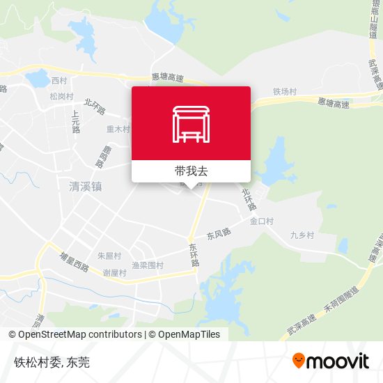 铁松村委地图