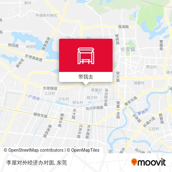李屋对外经济办对面地图