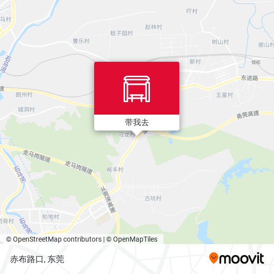 赤布路口地图